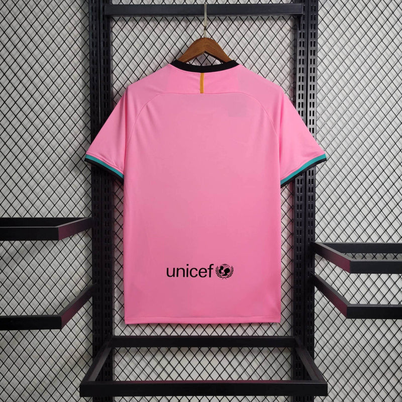 Camisa Barcelona Rosa 20/21 Home 3