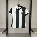 Camisa Corinthians Preto e Branco 24/25 Home 2 - Feminino
