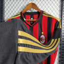 Camisa 03/14 Ac Milan Retro Manga Longa
