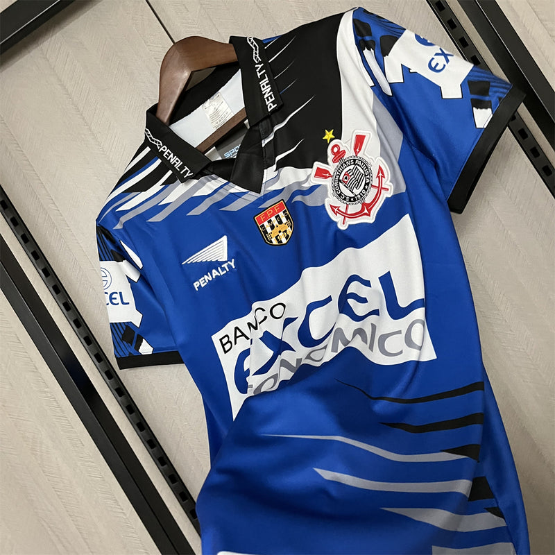 Camisa Corinthians Azul RETRÔ 1998 - Home 3