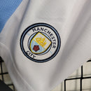 Conjunto Infantil Manchester City I - 2023/24 Azul